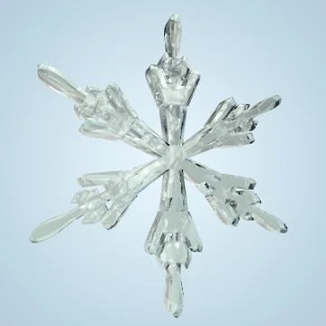 Snow crystal 8 Stock Illustration