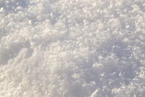 Snow crystals background Stock Photos