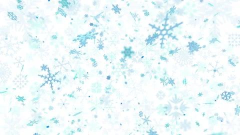 Snow crystals flakes winter 23 BM8 Stock Footage 252354270