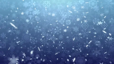 Snow crystals flakes winter 23 BS5 Stock Footage 252354538