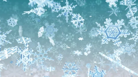 Snow crystals flakes winter 23 AL3 Stock Footage 252355451