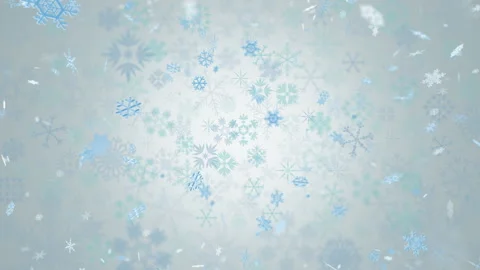 Snow crystals flakes winter 23 AM7 Stock Footage 252355927