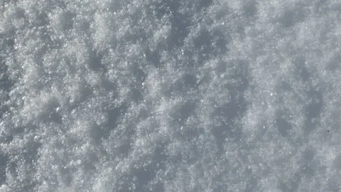 Snow crystals in winter. Full screen Video stock 146850488