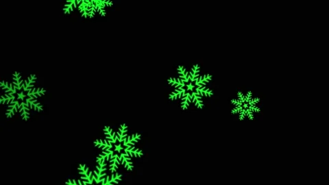 Snow crystals winter particles animation motion graphics Stock-Footage 196967576
