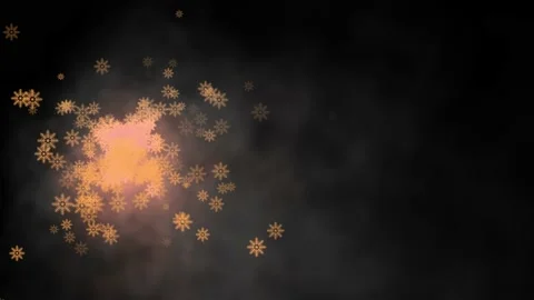 Snow crystals winter particles animation motion graphics Stock Footage 196967788