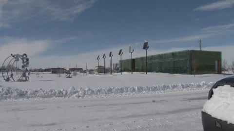 Snow Day Stock Footage 36272711