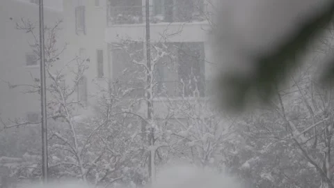Snow day Stock Footage 149841197