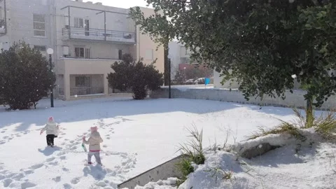 Snow day Video stock 169084883