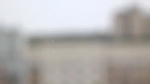 Snow with defocused building background 库存影片 936333