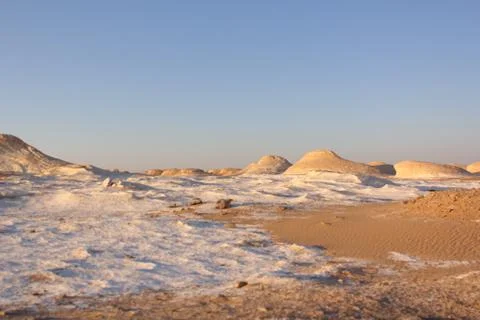 Snow in the Desert Stock Photos