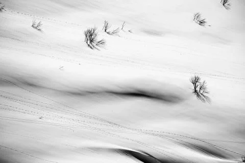 Snow desert Stock Photos