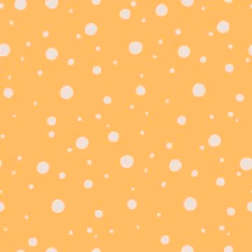 Snow dots pattern in chalkboard style on gold background. Stock Illustration