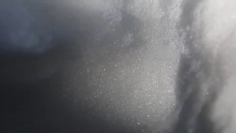 Snow drift close-up. the snow shines in the sun Stockbeeldmateriaal 85005157
