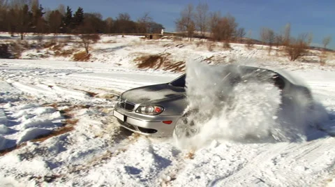Snow Drifting Stock Footage 1013850
