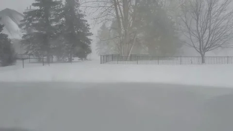 Snow dumped by Blizzard 動画素材 246948762