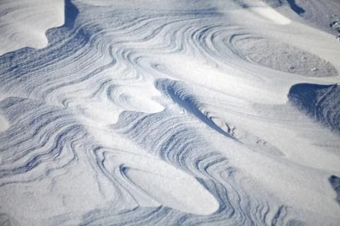 Snow dunes Stock Photos