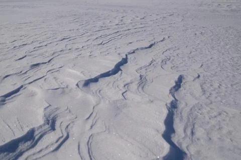Snow dunes Foto stock
