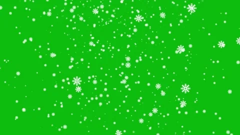 Snow effect green screen Stock-Footage 258895398