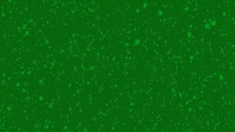 Snow effect, snow falling background animation on green screen. Stock Footage 296151313