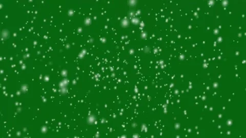 Snow effect, snow falling background animation on green screen. Stock Footage 296152876