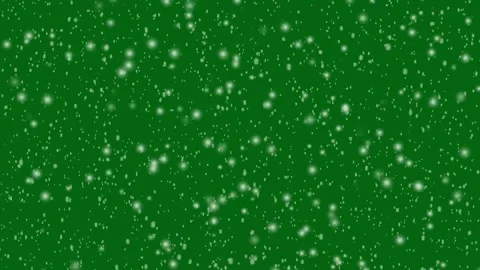 Snow effect, snow falling background animation on green screen. Stock Footage 296152883