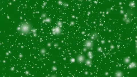 Snow effect, snow falling background animation on green screen. Stock Footage 296152884
