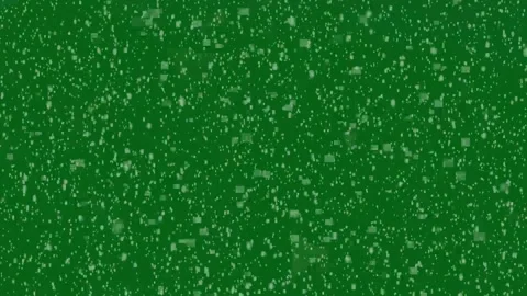 Snow effect, snow falling background animation on green screen. Stock Footage 296216196