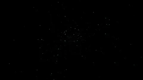 Snow emitter overlay on black background Stock Footage 292014257