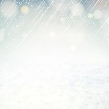 Snow environment. Stock Illustration