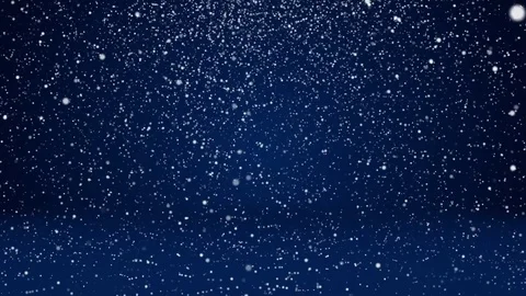 Snow fall and settle on the surface. Blue winter background as place for Видео 82869352