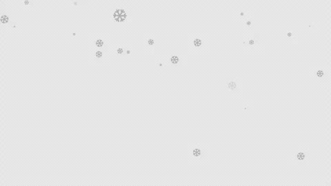 Snow Fall Background, Move form left+ Alpha Channel Stock Footage 254602980