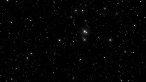 Snow fall on black background Stock Footage 144676946