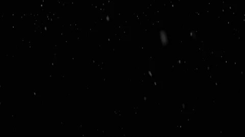 Snow fall on black background. 動画素材 166947573