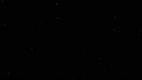 Snow fall on black background. Stock Footage 166947724