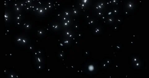 Snow fall for christmas or winter overlay Video stock 166964417