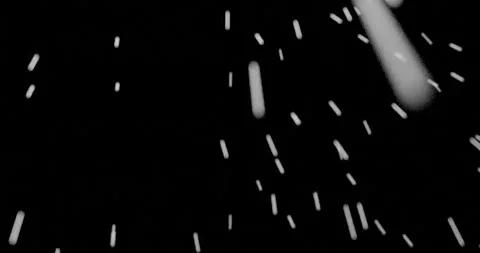 Snow fall for christmas or winter overlay in mov with transparent background. Video stock 247700632