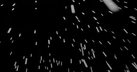 Snow fall for christmas or winter overlay in mov with transparent background. Stock Footage 247700653