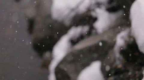 Snow Fall Fast Shutter 1 Stock Footage 681724