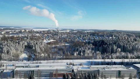 Snow fall in Italy, beautiful winter landscape Stock Footage 252600515