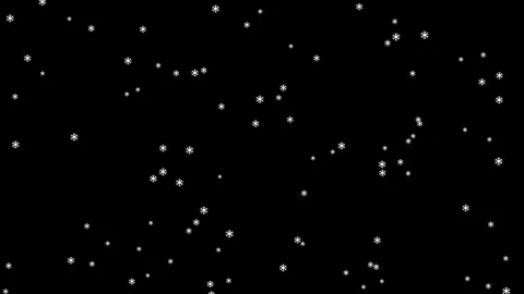 Snow fall motion graphics with dark background Stock Footage 124006215