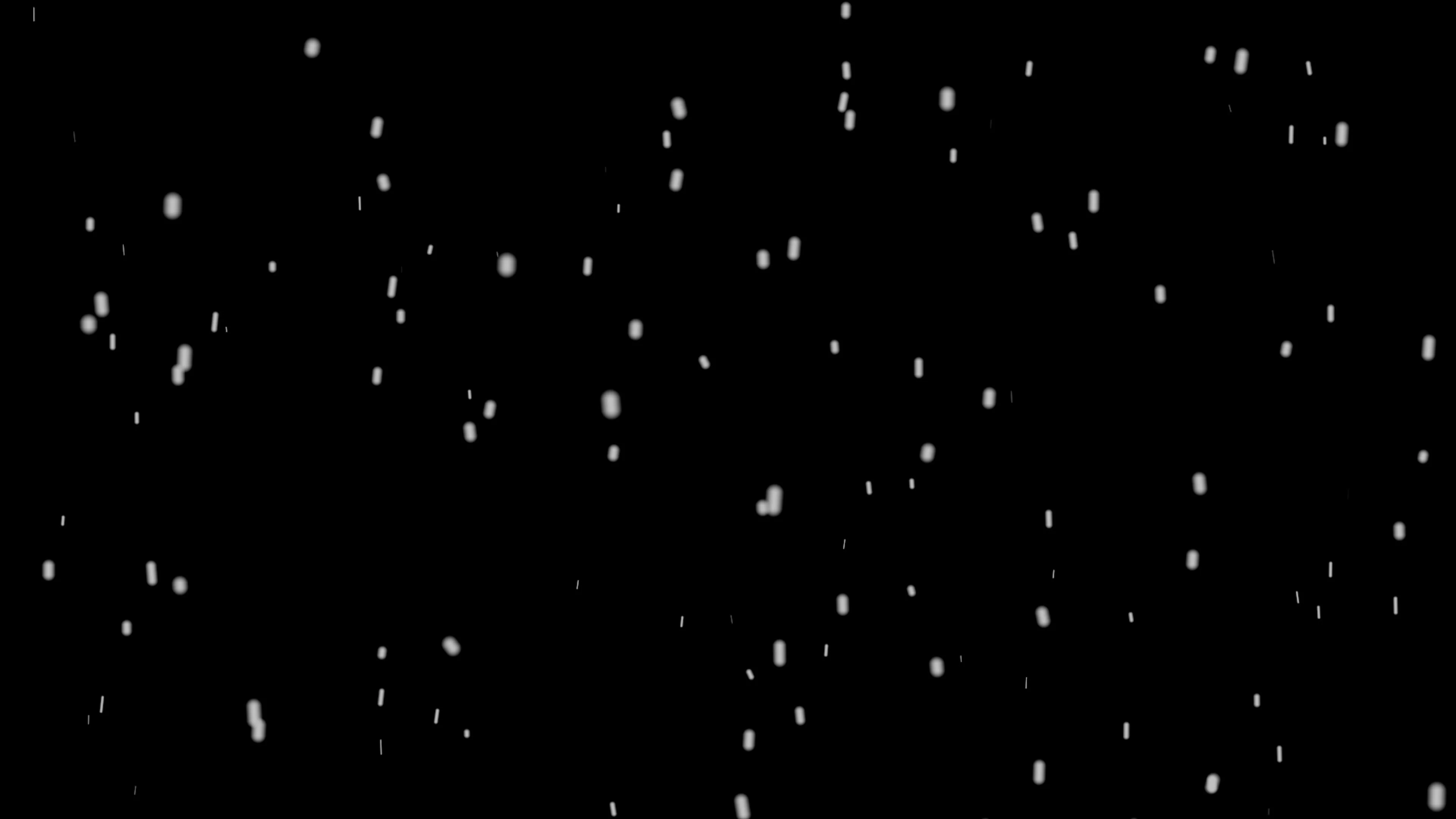 snow falling transparent gif
