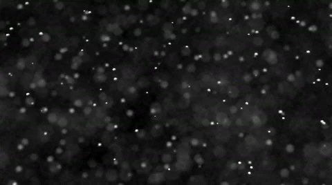 Snow fall. Realistic 3D animation with depth of field. Stockbeeldmateriaal 282542