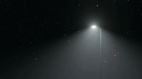 Snow fall seamless loop Stockbeeldmateriaal 131422242