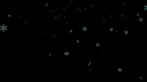 Snow fall stock motion animation Stock Footage 286313545