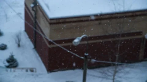 Snow fall weather Stock Footage 155880428