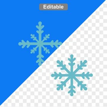 Snow fall at winter Stock Illustration