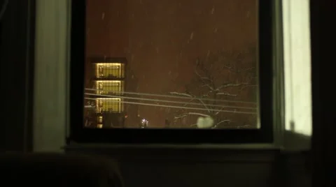 Snow Falling 2 Stock Footage 41832295