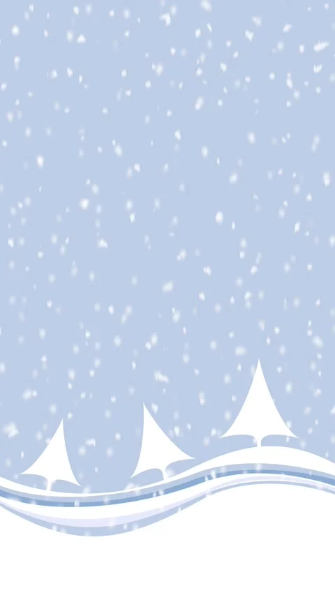 Snow falling on a abstract forest in the mountain. Vidéo 329155076