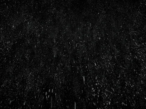 Snow falling with alpha channel. Stock Footage 83710022