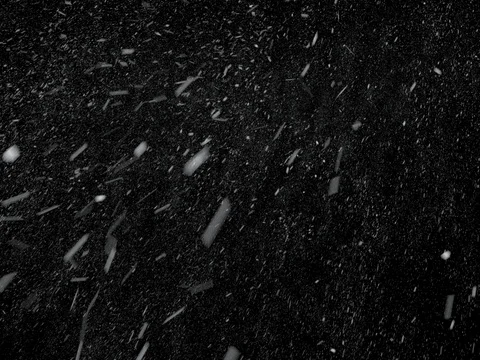 Snow falling with alpha channel. Stock Footage
